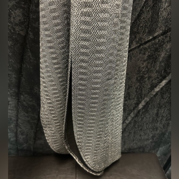 Vintage Y2K Silver Lurex Jumpsuit - Picture 4 of 6